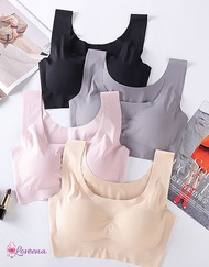 [CLEARANCE Stock] Loveena Utra Thin Ice Silk Cooling Wirefree Sleeping Bra TB9021 (5 Colours)
