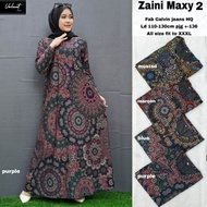 Gamis Wanita Muslimah Terbaru Calvin Jean Zaini Maxy by Valent Fashion Hijab Solo