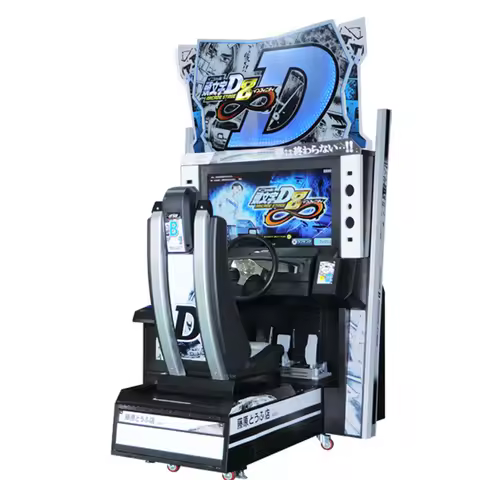 Hot Sale Initial D Arcade Machine,Big Screen Video Car Racing Game Vehicle Driving Simulator Arcade