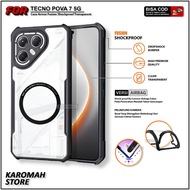 Tecno Pova 7 4G Magnetic Case Pova 7 5G Pova 7 Ultra 5G Armor Shockproof Transparent Protective Case