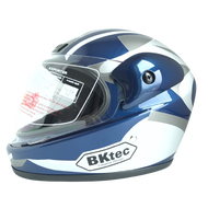 Nón bảo hiểm Fullface kính Chống lóa - BKtec - BK30 tem - Mũ bảo hiểm trùm cằm - Vòng đầu 57-59cm -