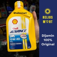 Shell Advance AX5 15W-40 4T 0.8 Liter And 1 Liter Premium Mineral Motorcycle Oil (100% Original)