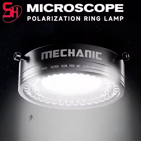 Mechanic LS720+ Polarized Microscope Ring Light Illuminator Anti Glare LED Microscope Ring Lamp for