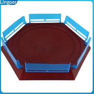 Lingoer| DIY Burst Gyro Arena Disk Duel Spinning Beyblades Launcher Stadium Kids Toy