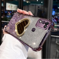 Case For infinix hot 10 play hot 11 play hot 9 play Anti vibration soft shell with mirror makeup sta