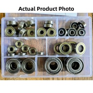 [HEAVEN] 44pcs Carbon Steel Deep Groove Ball Bearings Kit 698ZZ 608ZZ 608RS 628ZZ 6903ZZ