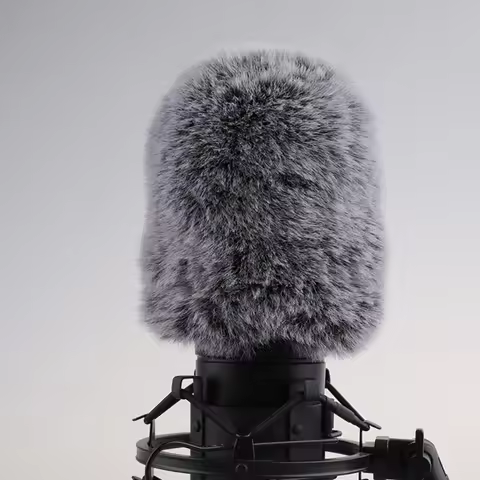 Microphone Furry Windscreen Muff Microphone Wind Cover Fuzzy Microphone Cover Fuzzy Microphone Filte