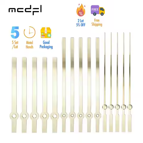 MCDFL DIY Wall Clock Hands Kit Mechanism Watches Clockwork Quartz Movement Essential Tools Accessori