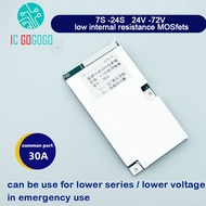 13S 14S 16S 17S 20S 21S 24S 48V 52V 60V 72V Same Common Port 30A Lithium Battery Protection Board EV