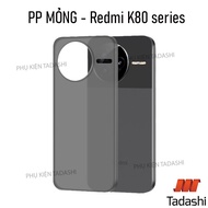 Matte Case for Redmi K80/ K80 Pro, Redmi K80 Ultra/ K70 Ultra/ K90 PP Plastic Matte Back Limited Fin