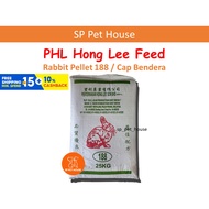 **25KG** Rabbit Food Pellet Cap Bendera 188p / Makanan Pellet Arnab