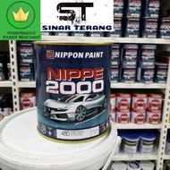 NIPPE 2000 / NIPPON PAINT / CAT MINYAK KAYU WARNA HITAM/PUTIH / DOFF