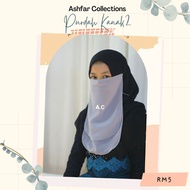 Purdah kanak-kanak Purdah budak  purdah curve 2 layer chiffon (Part 3.