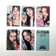 4-5pcs/set ITZY GOLD Lomo Card JYP YES24 Algorhythm Album Christmas KILL MY DOUBT Season's Greeting 