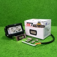 Lampu LED Motor Depan Variasi CR7 2 Titik Warna Biru Import Rx King UNIVERSAL
