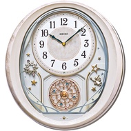 Seiko Pink Marble Melodies In Motion Musical Wall Clock