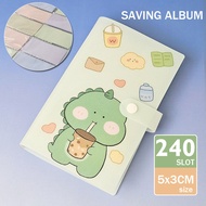 Saving album foto polaroid photocard 240 Slot tempat photocard kolbuk photocard
