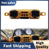 Motorcycle MP3 Player Handlebar Speaker Bluetooth Music FM Radio Waterproof Adjustable Bracket Bike Audio Stereo 12V