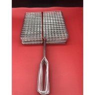 Set of 5 stainless steel patties, meat and fish patties grill (thick product - all sizes)