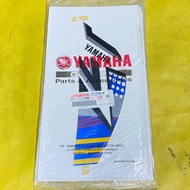 Yamaha Mio J 2013 (54PD) LEFT WING sticker striping blue and white original YGP 54P-F832B-N0