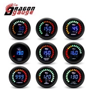 DRAGON GAUGE 52mm LED Digital Tachometer Voltmeter Boost Gauge Air-Fuel Ratio Water Temp Oil Temp Oi