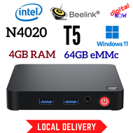Beelink T5 T4 PRO Windows Mini PC Windows Intel N4020 10 4GB DDR4 RAM 64GB eMMc Mini Computer Mini D