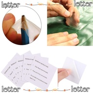 LETTER 5pcs Nylon Sticker PVC Self Adhesive Outdoor Tools Jacket Repair Tape