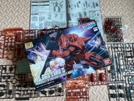 **詳情請看內文** HG 1/144 The Origin MS-06S Zaku II 馬沙 紅渣古