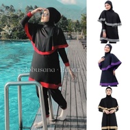 Baju Renang Wanita Muslimah Hijab Syari Dewasa Jumbo Premium Emp Edora