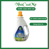 Nước giặt hữu cơ Layer Clean hương gió biển nước giặt quần áo an toàn cho trẻ em 2L