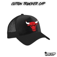 fashion Chicago 2026 Bulls Print Design Cotton Trucker Cap