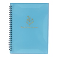 winnsg Music Score Folder Sheet Presentation Book Large Capacity PVC for File Home School Office Blu