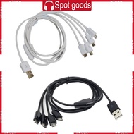 WIN 4in1 USB Male to Micro USB Male Charging Cable Micro USB Splitter Cord Total 1meter Long 75CM Ma