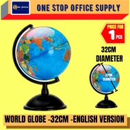 OKADA 32CM WORLD GLOBE  / GLOBE  / Geography / World Map / Atlas / Rotating Globe / Glob Berputar