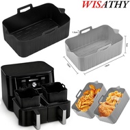 Air Fryer Baking Tray, Reusable Silicone Air Fryer Basket, Home Cooking Rectangle Rectangle Basket C