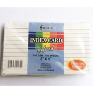 ◙ ✸ ⊟ ☭ Index Card (Colored) Focus  1/2 (5"x 8") , 1/4 (4"x 6"), 1/8 (3" x 5")