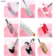 15PCS Nail Art Paintes Brush STRIPE MANICURE ULTRA LINE LINE VAL