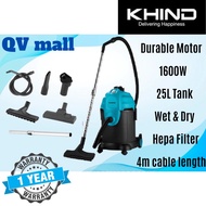 KHIND Wet & Dry Vacuum 25L VC3666
