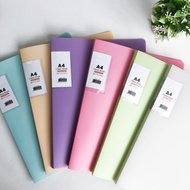 TOPLA Multifunctional Clear Holder Document Storage/ A4 Size Document Keeper Pastel Color A4