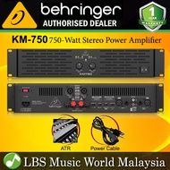 Behringer KM-750 750 Watt Power Amplifier Amp 2 x 200 400 W with ATR Technology (KM750 KM 750)