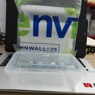 Thinwal 650 ml rectangle / food container microwave thinwall