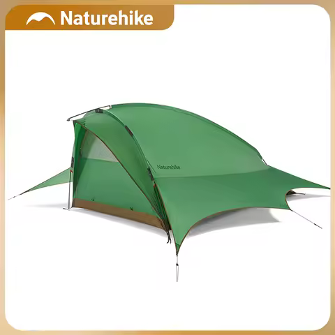 Naturehike Flying Fish 2 Person Ultralight Backpacking Tent, Waterproof 3 Season Camping Tent with V