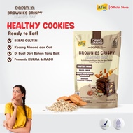 Afis Popimon Brownies Crispy Almond Oat 50g- Camilan Sehat Keluarga