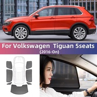 Car Sunshade For Volkswagen VW Tiguan 5seats 2016-2023 Front Windshield Frame Curtain Magnetic Car S