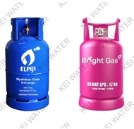TABUNG GAS ELPIJI LPG 12 KG PINK BRIGHT GAS (TABUNG + ISI)