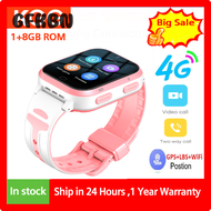 GFKBN Kgg 4G Kids Smart Phone Watch 8Gb ROM Video Call Phone Android Watch Gps LBS Kids Smartwatch Call Back Monitor Clock Gifts JKHKS