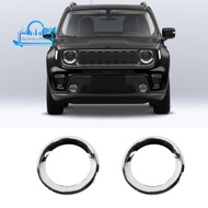 1Pair Front Fog Light Cover Fog Light Trim Ring Replacement Parts Accessories For   2019-2021 6VM61S