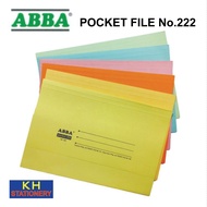 ABBA MANILA POCKET FILE NO.222 / Pocket File / Manila Pocket File Abba / Poket File