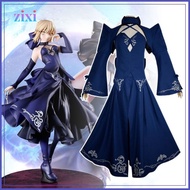 Fate Night Black Saber Fate Dress Swordsman Artoria Cosplay Lycia King Cosplay Full Set