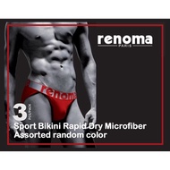RENOMA LE-SPORTIF Three Sport Bikini Rapid-Dry Microfiber (REB8173) Men Underwear Boxer Briefs